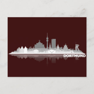 Cartão Postal Dortmund City Skyline Postkarte