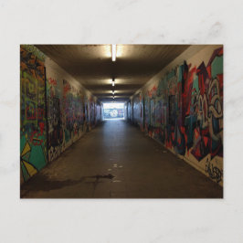 Cartão Postal Dortmund U-Bahn Grafitti am Bahnhof