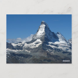 Cartão postal dos Alpes suíços Matterhorn