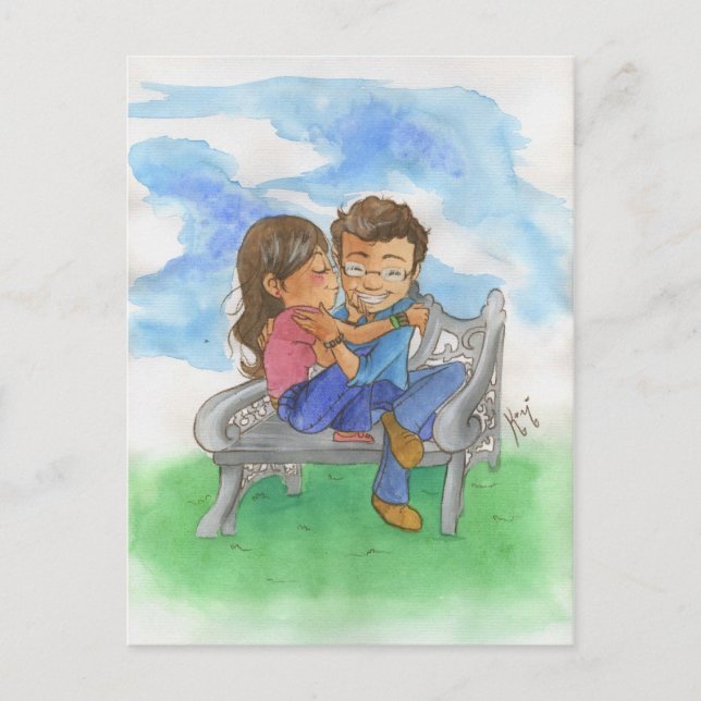 cartão postal dos amantes (Frente)