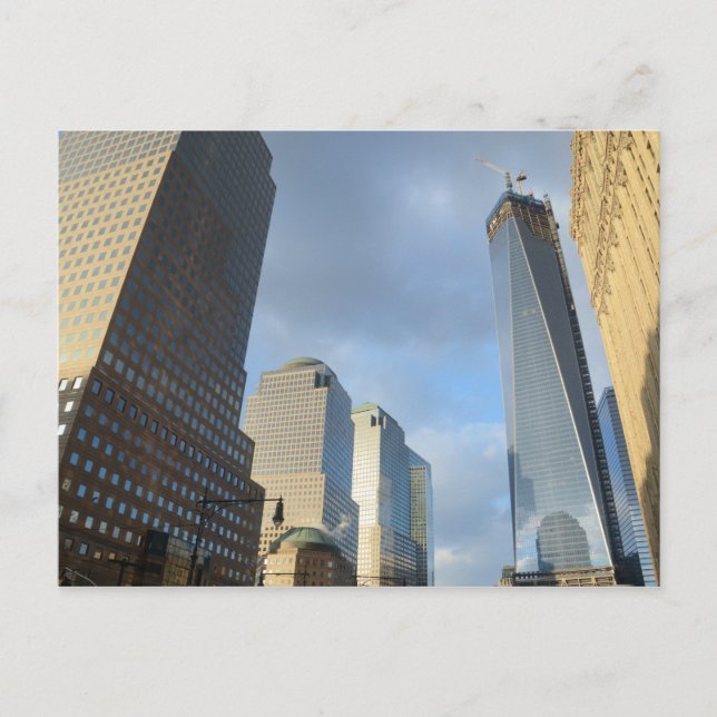 Cartão postal dos arranha-céus de Nova York (Frente)