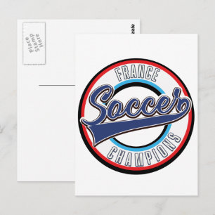 Cartão postal dos campeões de futebol da Argentina