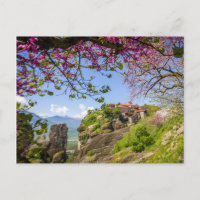 Cartão Postal dos Mosteiros de Meteora – Viagens à