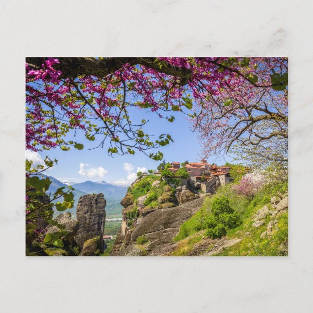 Cartão Postal dos Mosteiros de Meteora – Viagens à (Frente)