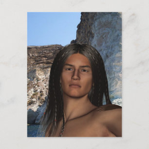 Cartão Postal dos Nativos Americanos