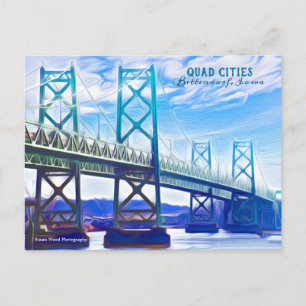 Cartão postal dos Quad Cities EUA