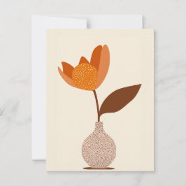 Cartão Postal Dot Dot Flower #009