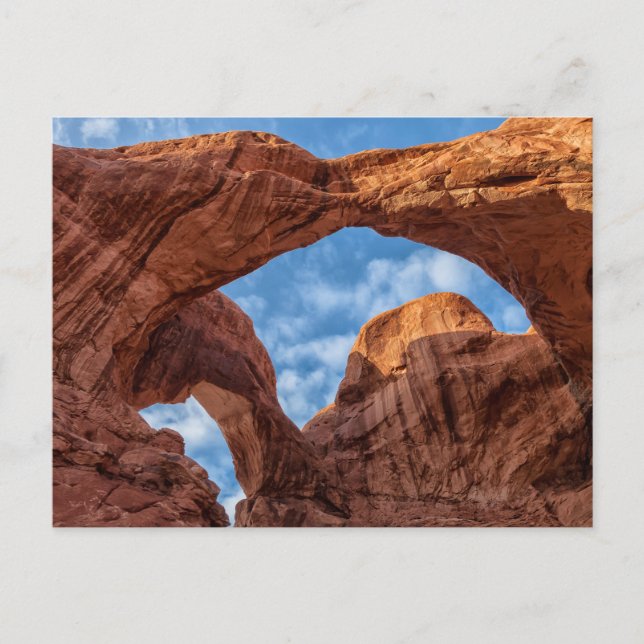 Cartão Postal Double Arches Low Angle View (Frente)