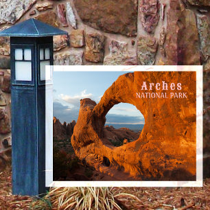 Cartão Postal Double O Arch, Parque Nacional Arches, Utah
