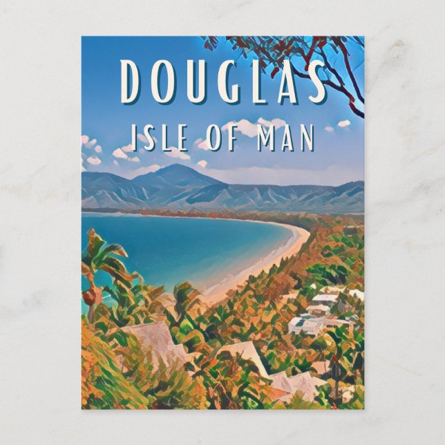 Cartão Postal Douglas, la perle de l'île de Man (Frente)