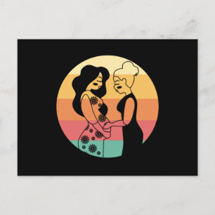 Cartão Postal Doula Midwith Gift de Gravidez