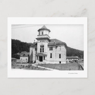 Cartão Postal Dourada Beach, Oregon View of Court House Photogra