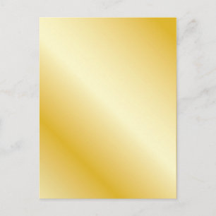 Cartão Postal Dourado