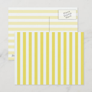 Cartão Postal Dourado e branco pálido por Shirley Taylor
