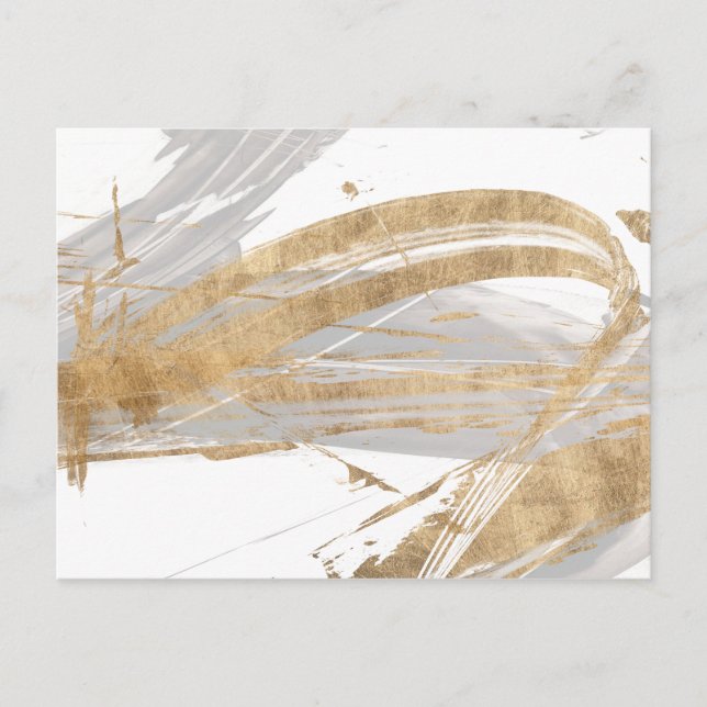 Cartão Postal DOURADO e CINZA (Frente)