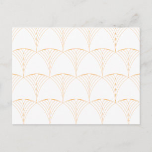 Cartão Postal Dourado, elegante e simples padrão tradicional lu