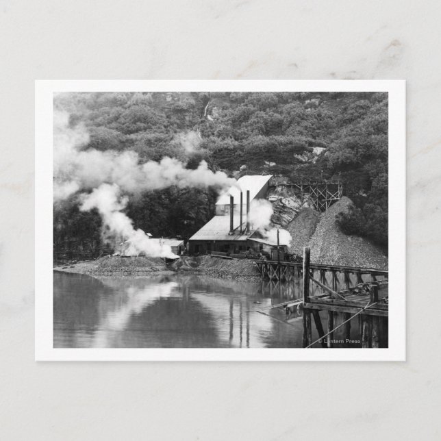 Cartão Postal Dourado Mine em Valdez, no Alasca, Fotografia (Frente)