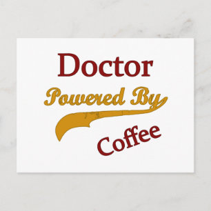 Cartão Postal Doutor Acionado Por Café