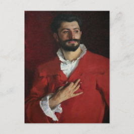 Cartão Postal Doutor Pozzi em casa por John Singer Sargent