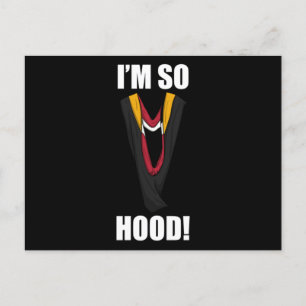 Cartão Postal Doutorado De Pós-Graduação Em Hood Oferece Doutora