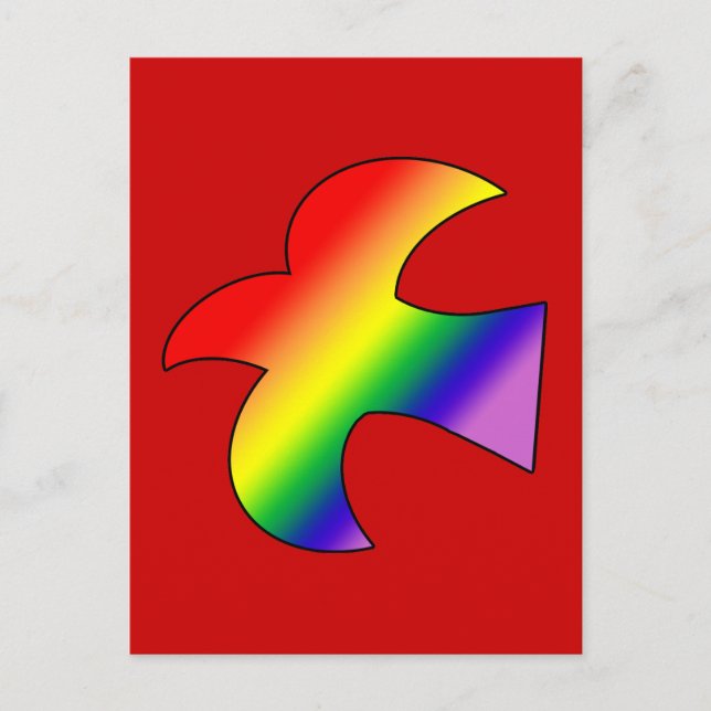 Cartão Postal Dove GLBT (Frente)