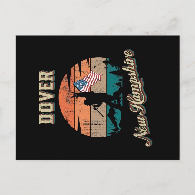 Cartão Postal Dover New Hampshire (Frente)