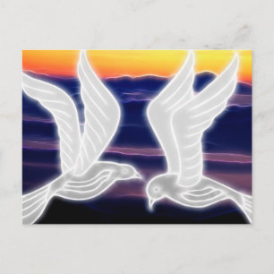 Cartão Postal Doves