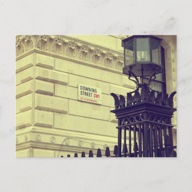 Cartão Postal Downing Street (Frente)
