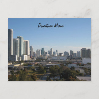 Cartão Postal Downtown Miami Post não é uma tradução, é um títul