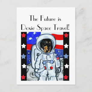 CARTÃO POSTAL DOXIE ASTRONAUTA