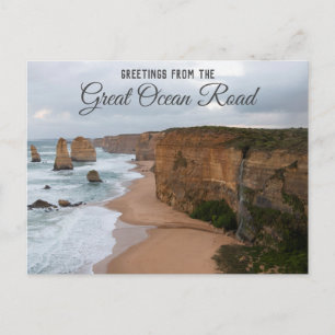 Cartão Postal Doze Apóstolos Grande Estrada Oceânica Austrália