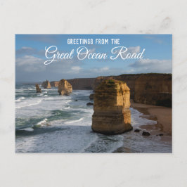 Cartão Postal Doze Apóstolos Grande Estrada Oceânica Austrália