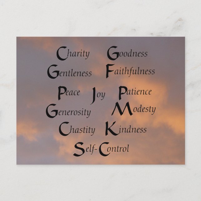 Cartão Postal Doze Frutas (Frente)