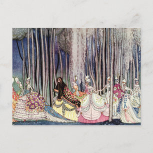 Cartão Postal Doze princesas dançantes de Kay Nielsen