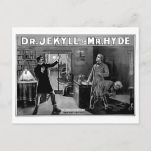 Cartão Postal Dr. Jekyll e Sr. Hyde