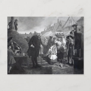 Cartão Postal Dr. Johnson fazendo penitência no mercado