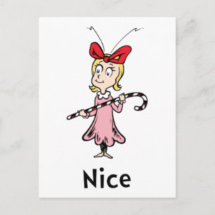 Cartão Postal Dr. Seuss   Cindy-Lou Quem é Simpática