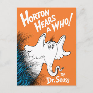 Cartão Postal Dr. Seuss Horton Hears A Who The Book