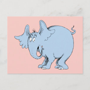 Cartão Postal Dr. Seuss   Horton ouve Quem