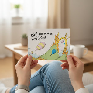 Cartão Postal Dr. Seuss Oh, Os Lugares Que Você Irá!