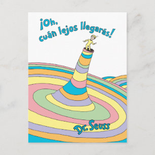 Cartão Postal Dr. Seuss   Oh, Quão Longe Você Vai!