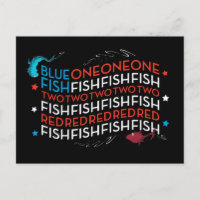 Dr. Seuss | Peixe Vermelho Peixe Azul Gráfico da B
