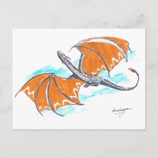 Cartão Postal Dracarys (Frente)
