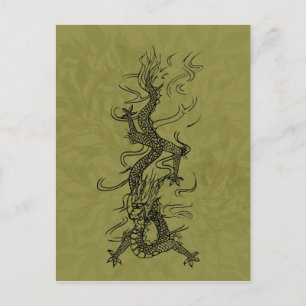 Cartão Postal dragão