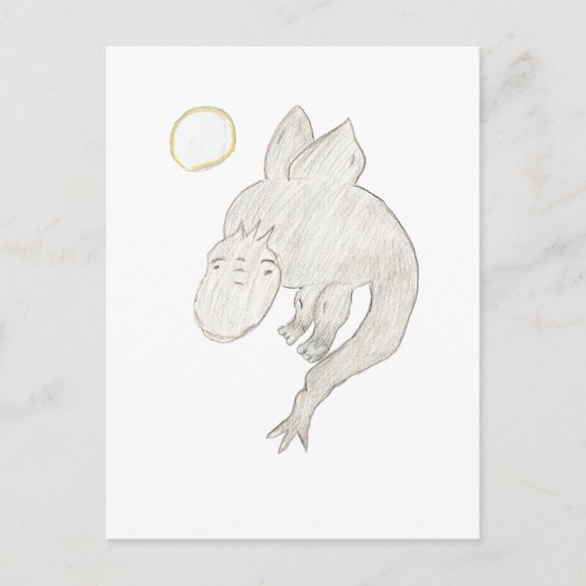 Cartão Postal Dragão (Frente)