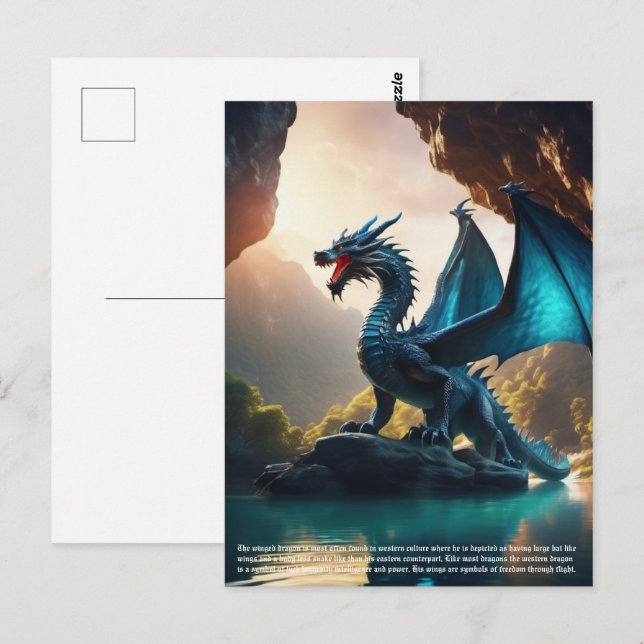 Cartão Postal Dragão (Frente/Verso)
