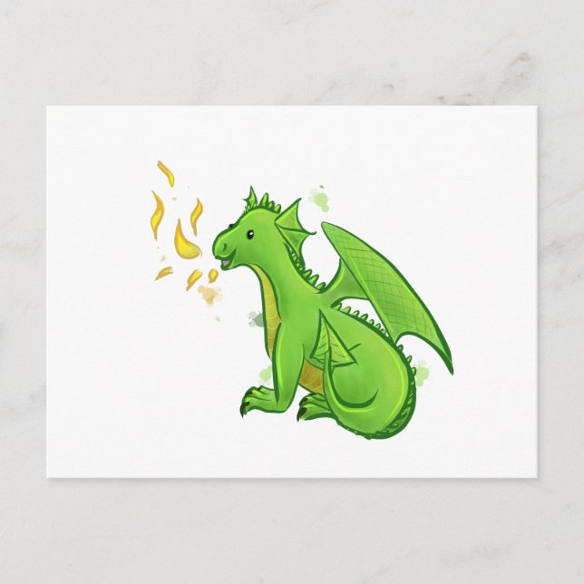 Cartão Postal Dragão (Frente)