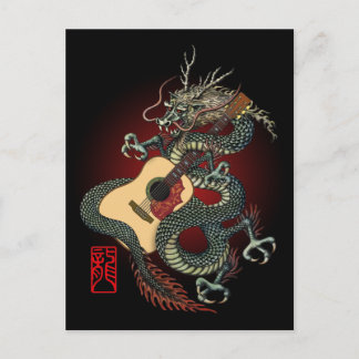 Cartão Postal Dragão aco 02