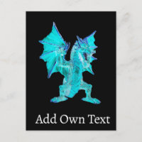 Dragão Aquático Fantasia Água Azul Arte Fantástica