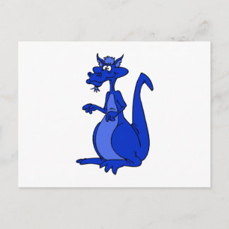Cartão Postal Dragão Azul